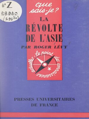 cover image of La révolte de l'Asie